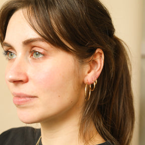 14K Gouden Oorbellen | 34 mm