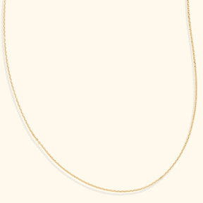 8 Karaat Ketting | Anker 1.3 mm | 42 cm
