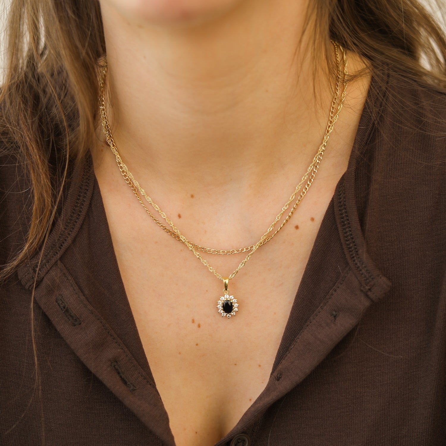 Lady Diana Necklace Black