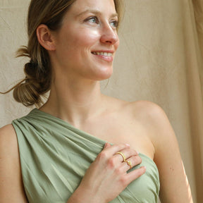 Bubble Stacking Ring | 14K Goud